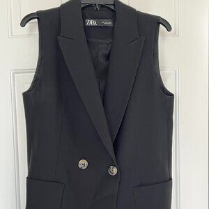 Zara black vest (size Large)